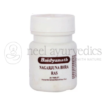 Baidyanath Nagarjunabhra Ras - 20 Tablets (Pack Of 4)