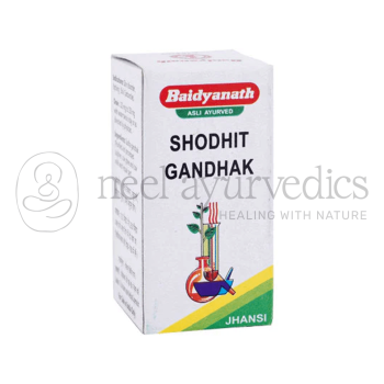 Baidyanath Shodhit Gandhak - 10gm (Pack Of 4)