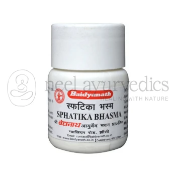 Baidyanath Sphatika Bhasma - 15gm (Pack Of 4)