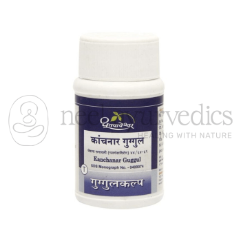 Dhootapapeshwar Kanchanar Guggulu - 60 Tab (Pack Of 2)