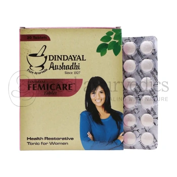 Dindayal Femicare (Silver) Tablet - 30 Tab (Pack of 3)