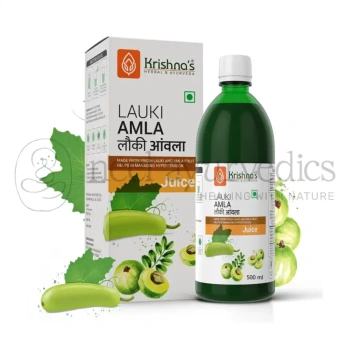 Krishna's Herbal And Ayurveda Lauki Amla Juice - 500 ML