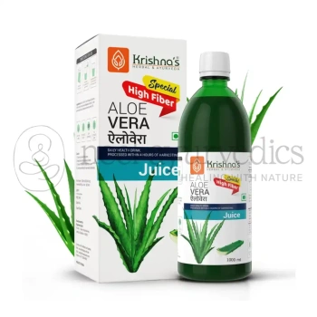 Krishna's Herbal And Ayurveda Premium Aloe Vera High Fiber Juice - 1000 ML