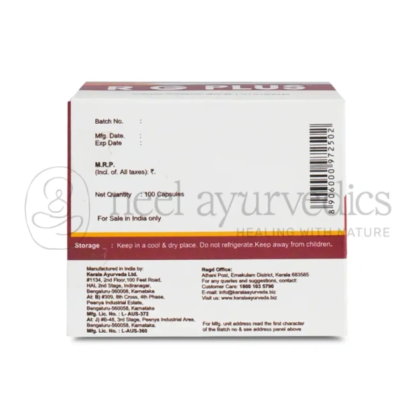Kerala Ayurveda RG-Plus Capsule