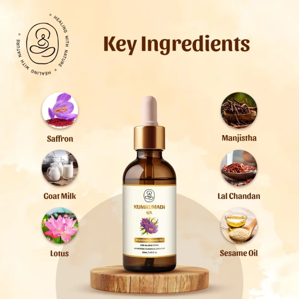 Neel Ayurvedics Kumkumadi Oil Key Ingredients