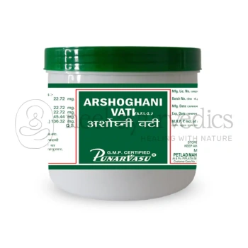 Punarvasu Arshoghani Vati - 500 Gm (Bulk Pack)